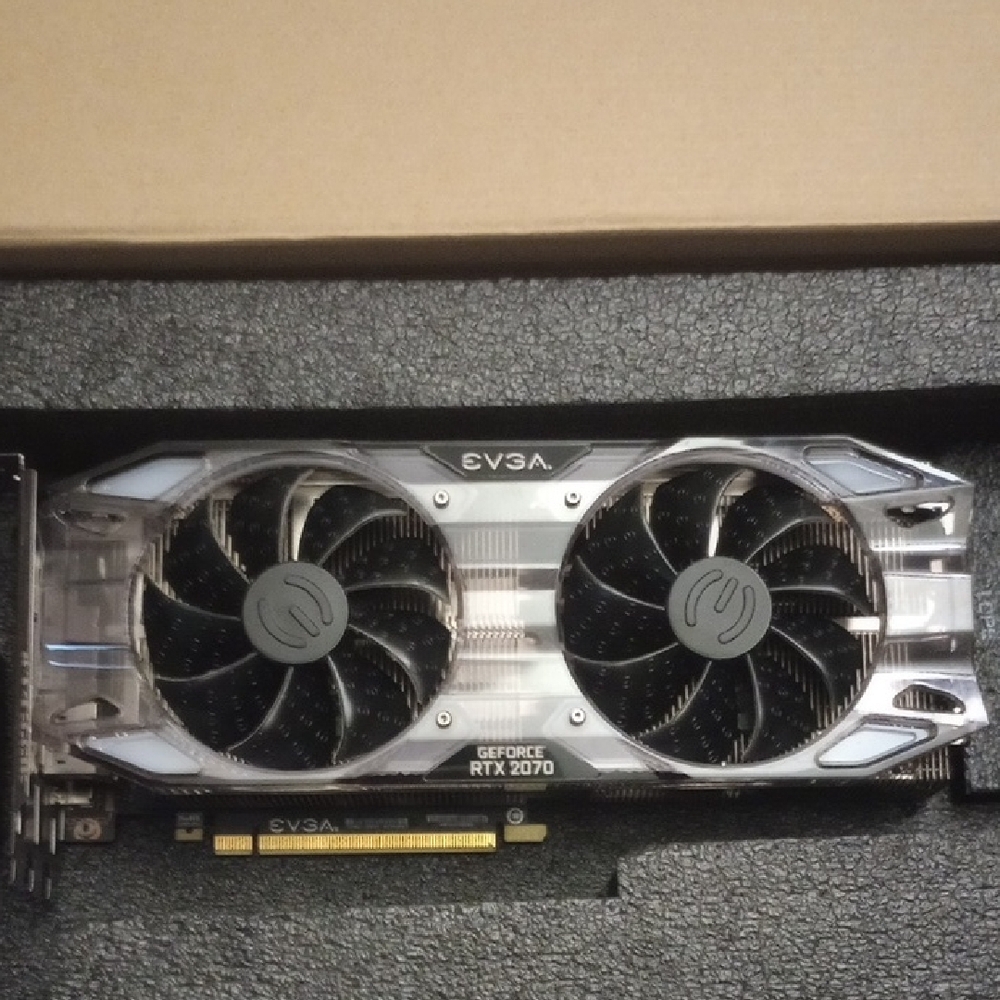 EVGA GeForce RTX 2070 Graphics Card - Black and Silver